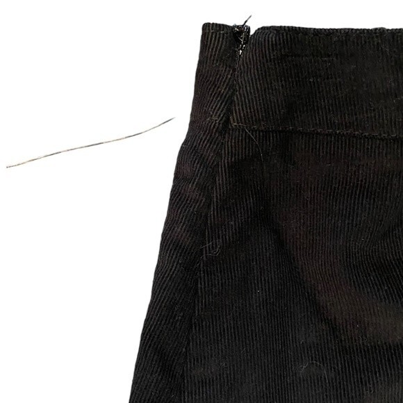 Juniors New Black corduroy pleated skirt by Stitch back to school size Med. - Picture 6 of 7